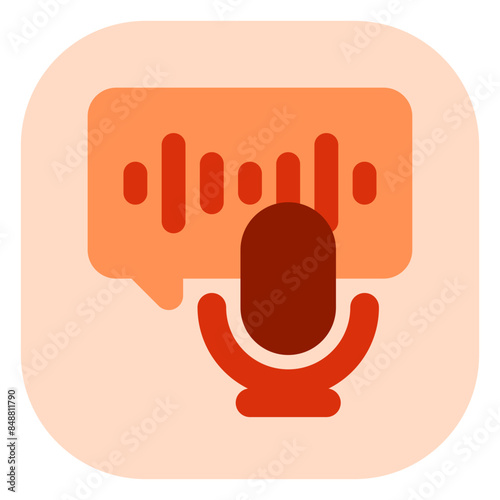 Editable podcast, audio book, chat, broadcast vector icon. Online learning, course, tutorial. Part of a big icon set family. Perfect for web and app interfaces, presentations, infographics, etc