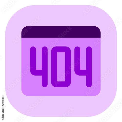 Editable 404 error, page not found vector icon. Part of a big icon set family. Perfect for web and app interfaces, presentations, infographics, etc