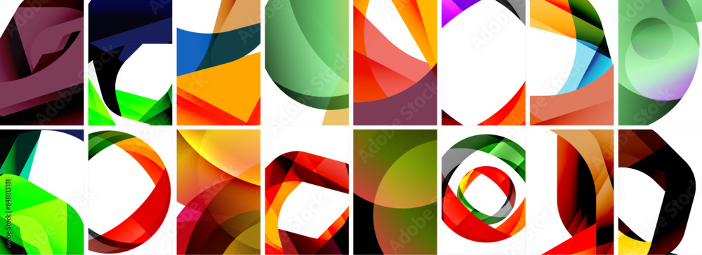 Collection of abstract background with waves, colorful shapes and 3d shadow effect. Vector Illustration For Wallpaper, Banner, Background, Card, Book Illustration, landing page Collection of abstract background with waves, colorful shapes and 3d shadow effect. Vector Illustration For Wallpaper, Banner, Background, Card, Book Illustration, landing page