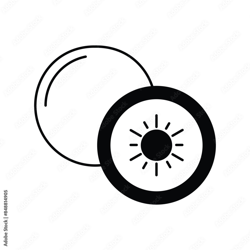 kiwi icon with white background vector stock illustration kiwi icon with white background vector stock illustration