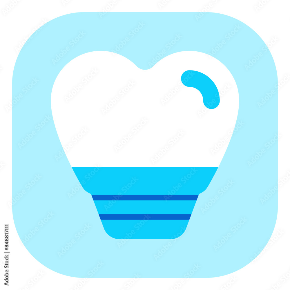 Editable dental implant vector icon. Dentistry, healthcare, medical. Part of a big icon set family. Perfect for web and app interfaces, presentations, infographics, etc Editable dental implant vector icon. Dentistry, healthcare, medical. Part of a big icon set family. Perfect for web and app interfaces, presentations, infographics, etc