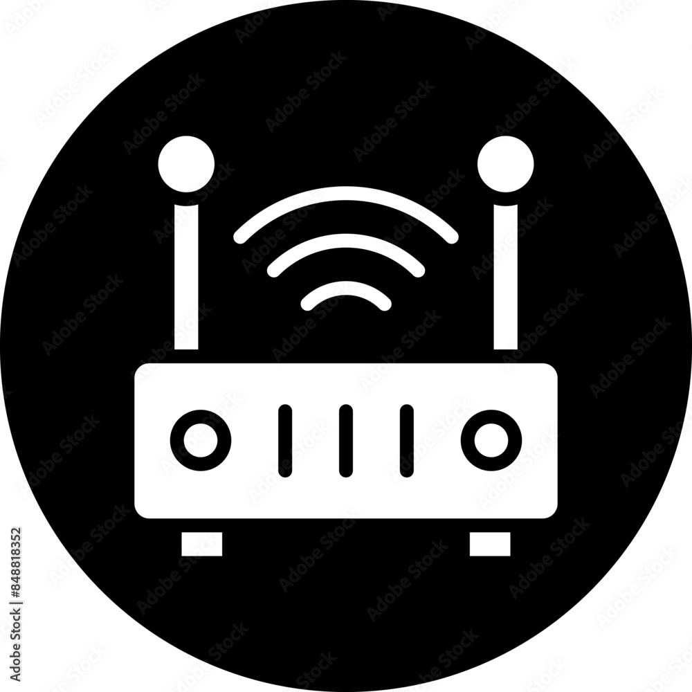 Vector Design Wifi Router Icon Style Vector Design Wifi Router Icon Style