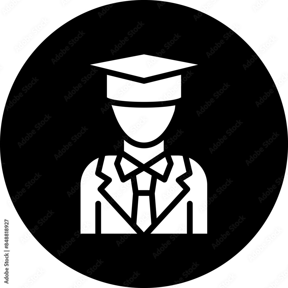 Vector Design Male Graduate Icon Style Vector Design Male Graduate Icon Style
