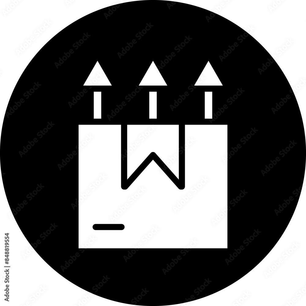 Vector Design Package Side Up Icon Style Vector Design Package Side Up Icon Style