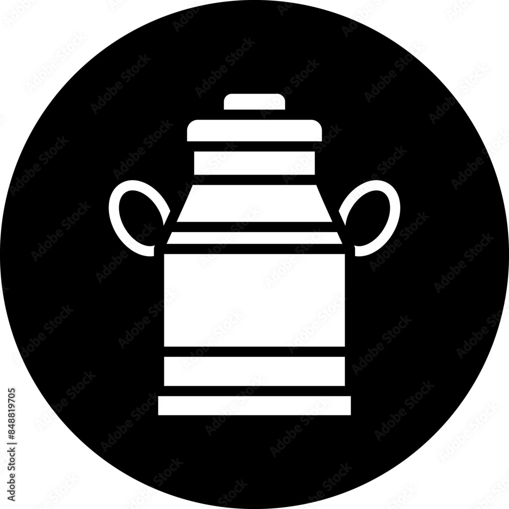 Obraz premium Vector Design Milk Tank Icon Style
