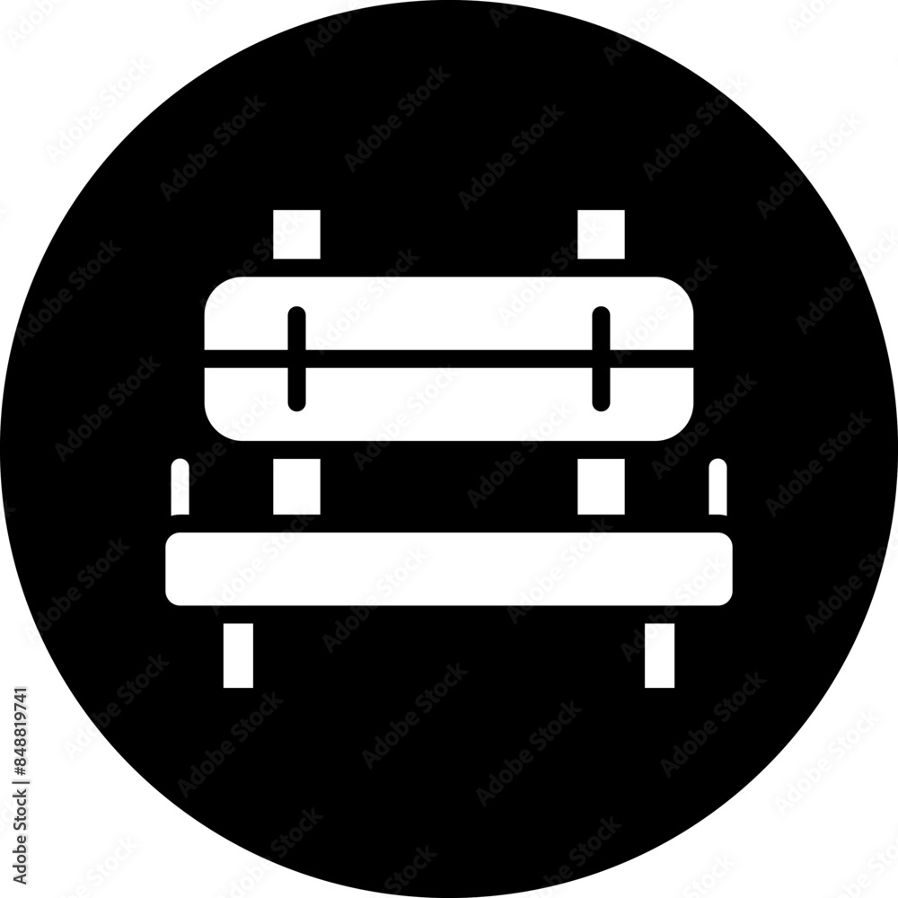 Vector Design Bench Icon Style