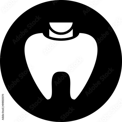 Vector Design Dental Filling Icon Style