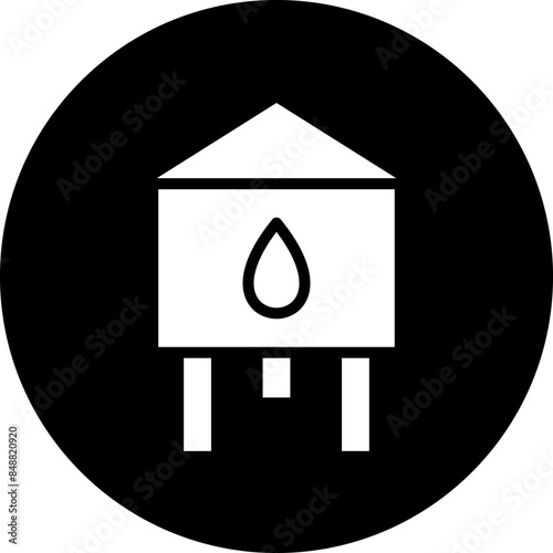 Vector Design Water Tower Icon Style