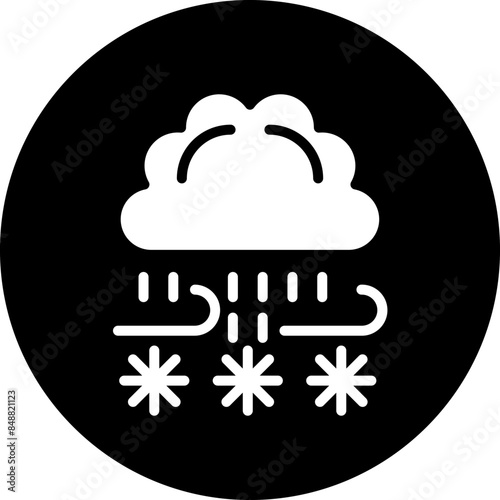 Vector Design Blizzard Icon Style