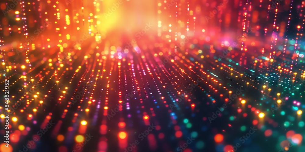 
Data technology background. Big data visualization. Flow of data. Information code. Background in a matrix style. 4k rendering, Bright color, realistic