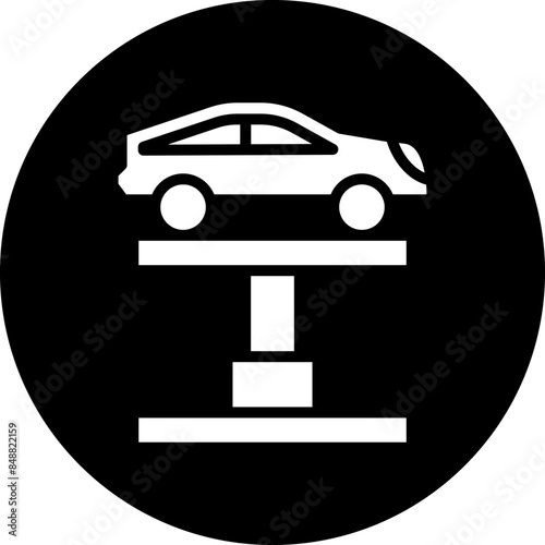 Vector Design Car Lift Icon Style