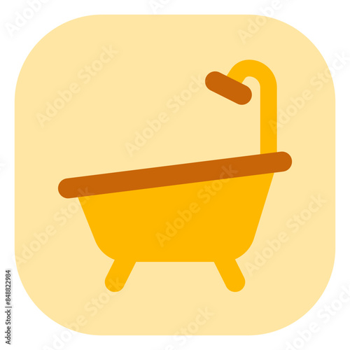 Editable bath tub, bathroom vector icon. Part of a big icon set family. Perfect for web and app interfaces, presentations, infographics, etc