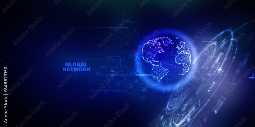 2d illustration world map abstract background 2d illustration world map abstract background