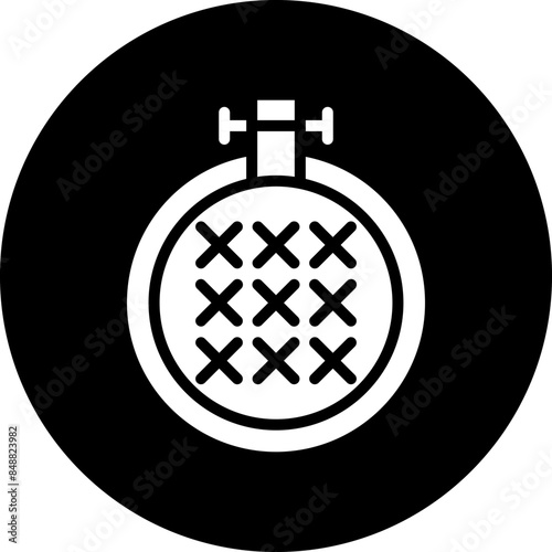 Vector Design Cross Stitch Icon Style