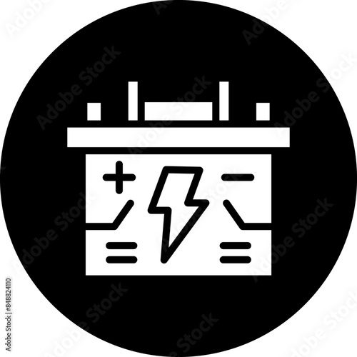 Vector Design Accumulator Icon Style