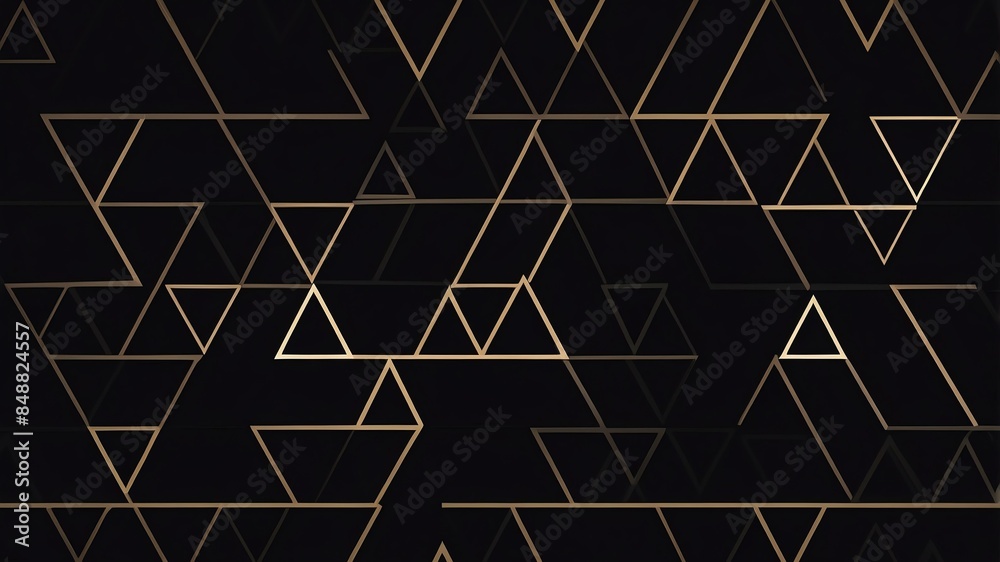 an illustration of an abstract triangle pattern on bla background an illustration of an abstract triangle pattern on bla background