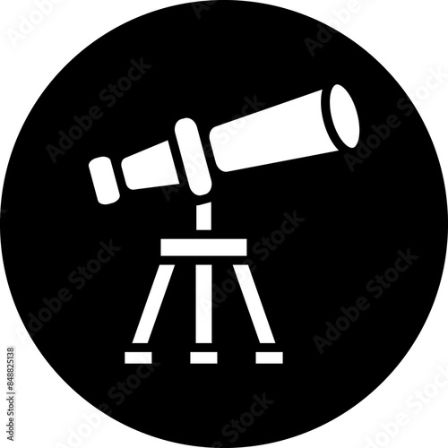 Vector Design Telescope Icon Style