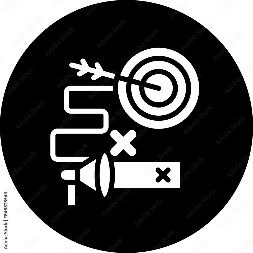 Vector Design Marketing Strategy Icon Style Vector Design Marketing Strategy Icon Style
