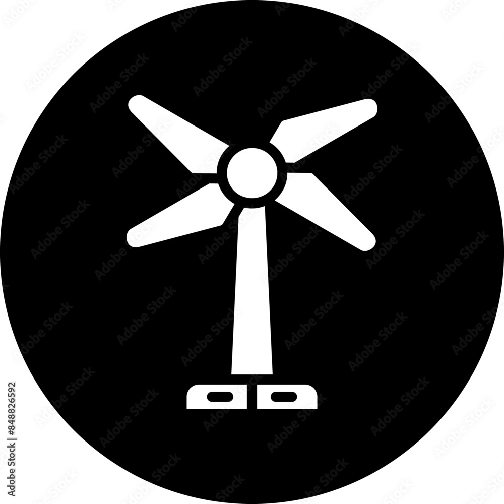 Vector Design Wind Power Icon Style Vector Design Wind Power Icon Style
