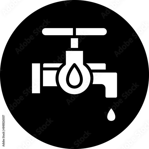 Vector Design Oil Tap Icon Style