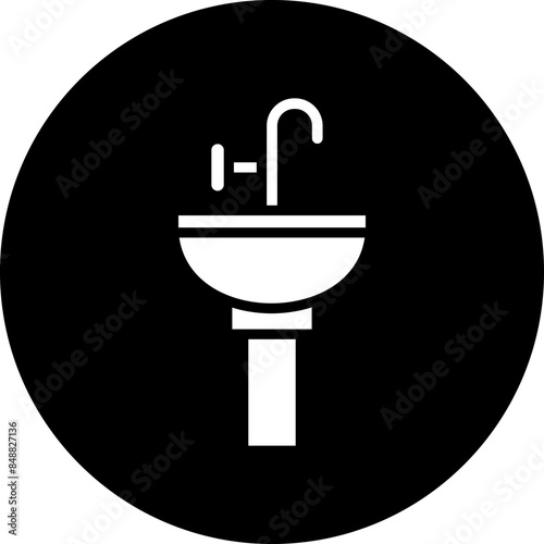 Vector Design Hair Wash Sink Icon Style