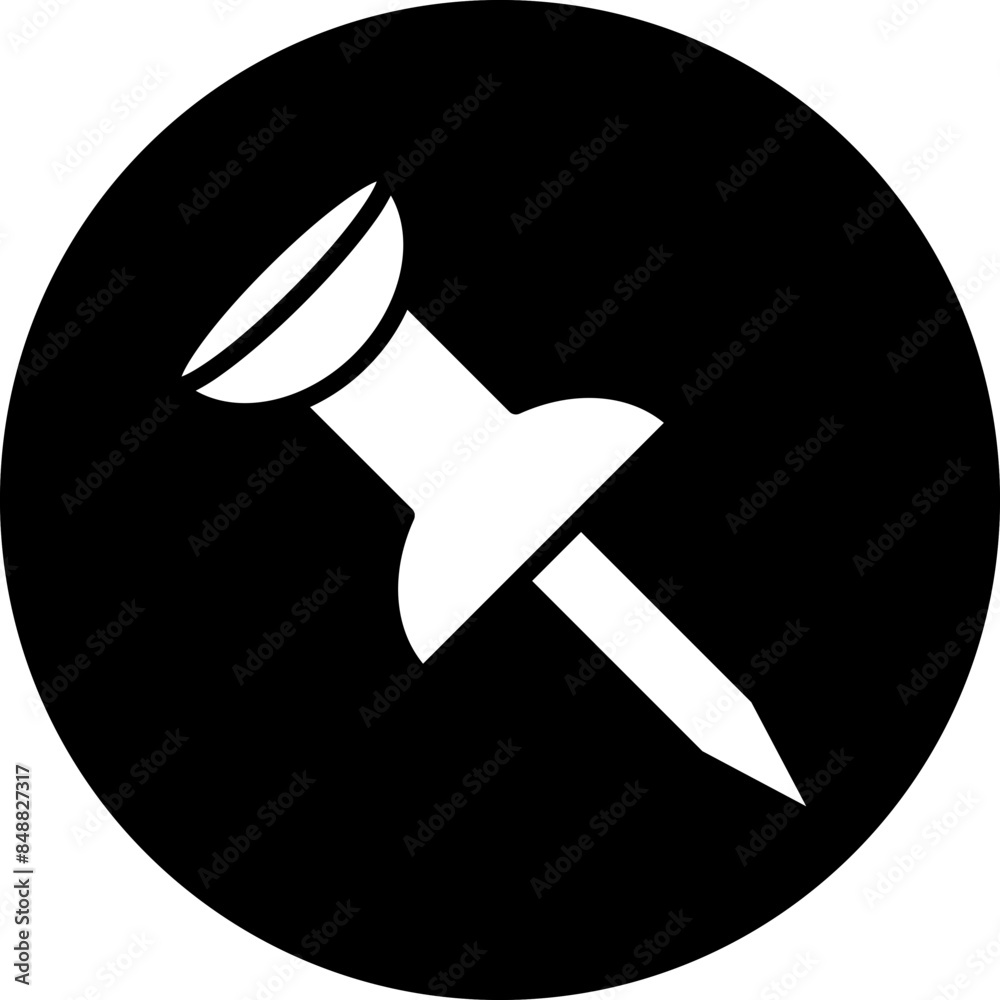 Vector Design Pin Icon Style Vector Design Pin Icon Style