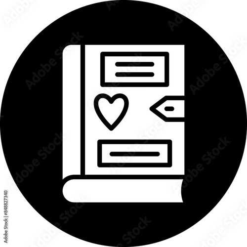 Vector Design Diary Icon Style