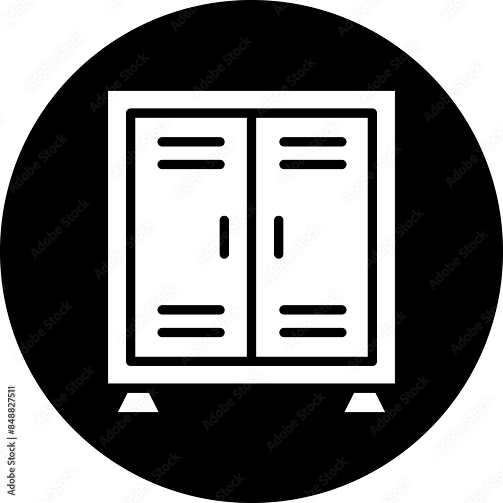Vector Design Library Locker Icon Style Vector Design Library Locker Icon Style