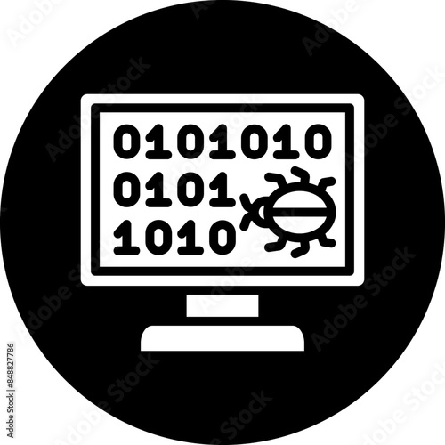 Vector Design Hack Code Icon Style