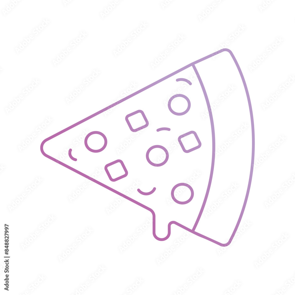 pizza slice icon with white background vector stock illustration pizza slice icon with white background vector stock illustration