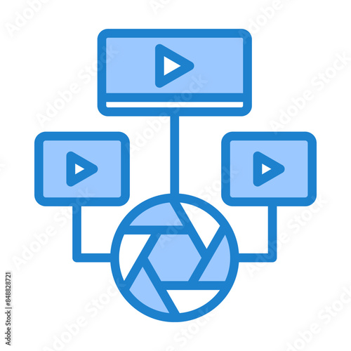 Video Monitoring Icon