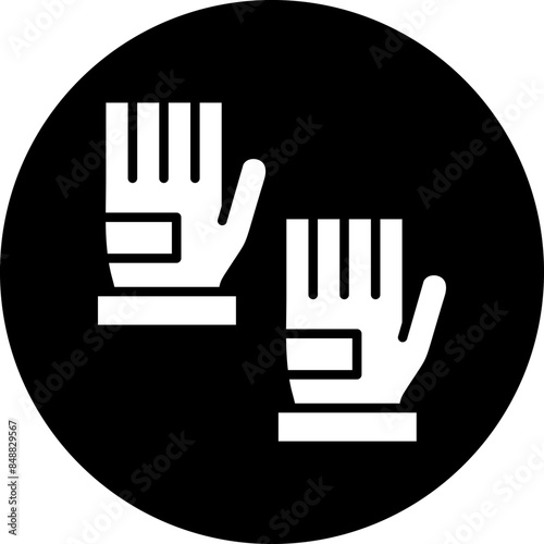 Vector Design Fingerless Gloves Icon Style