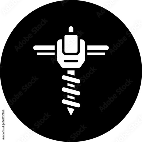 Vector Design Drain Auger Icon Style