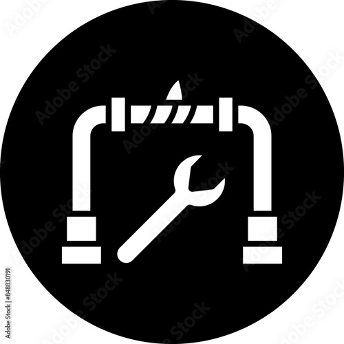 Vector Design Pipe Fixing Icon Style