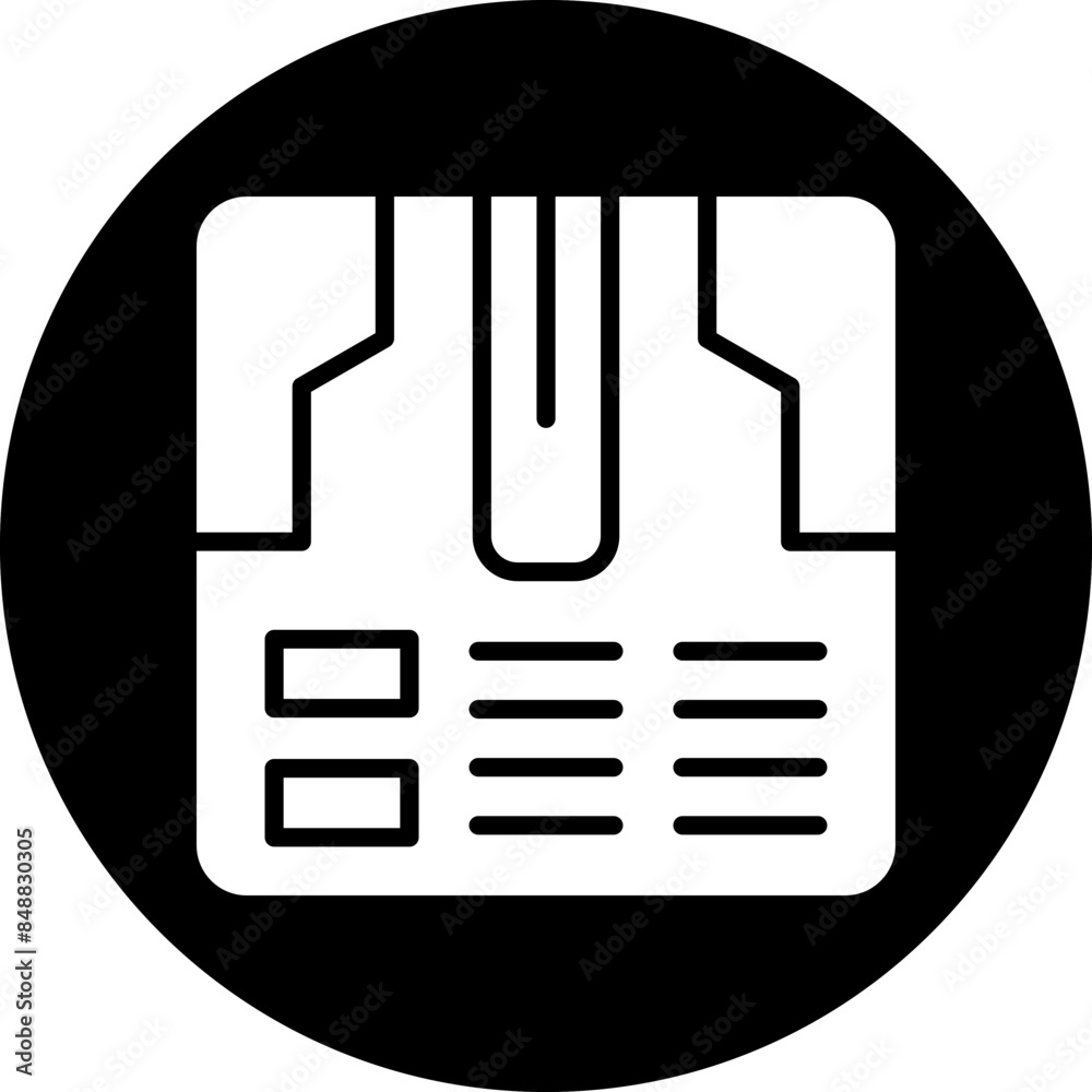 Vector Design Box Closed Icon Style Vector Design Box Closed Icon Style