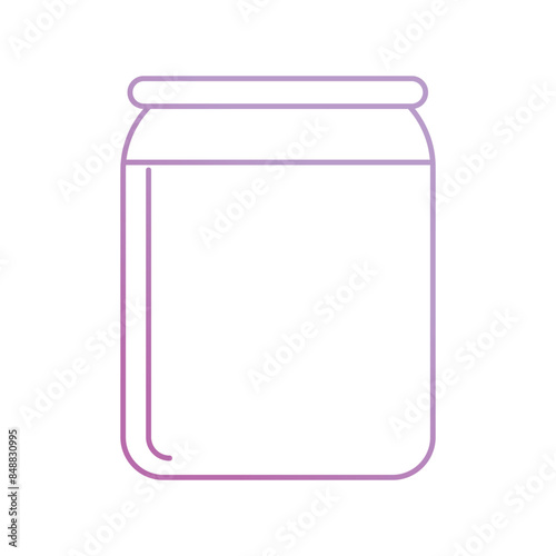 jam jar icon with white background vector stock illustration