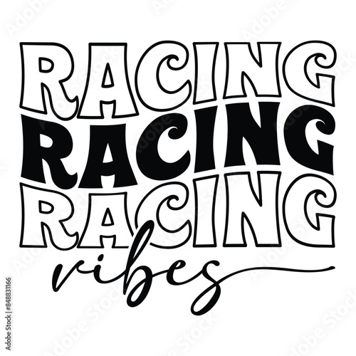 Racing vibes Retro SVG