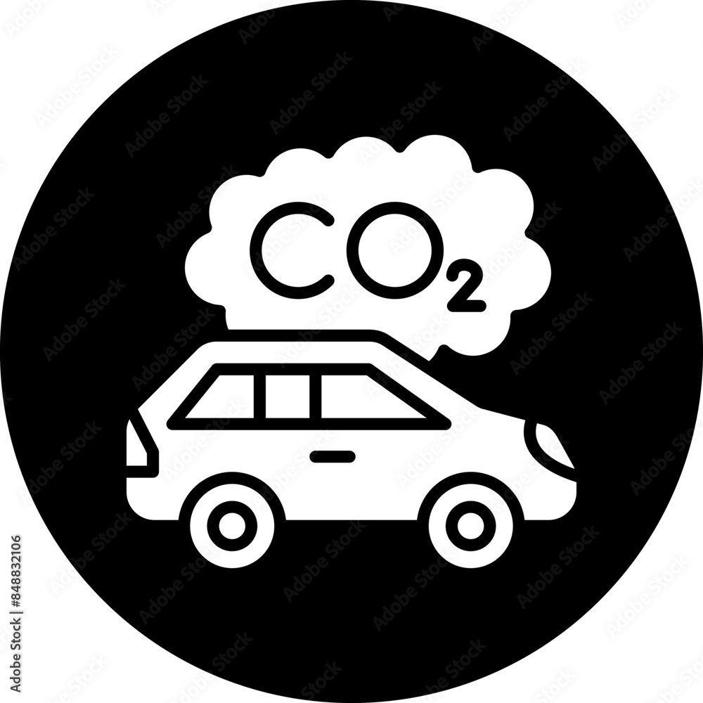 Vector Design Emission Score Icon Style Vector Design Emission Score Icon Style