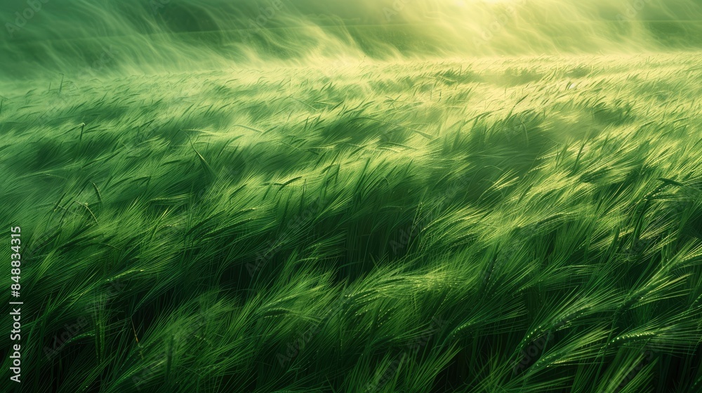 Green Abstract Depiction Of A Meadow, Abstract Background HD For Designer Green Abstract Depiction Of A Meadow, Abstract Background HD For Designer
