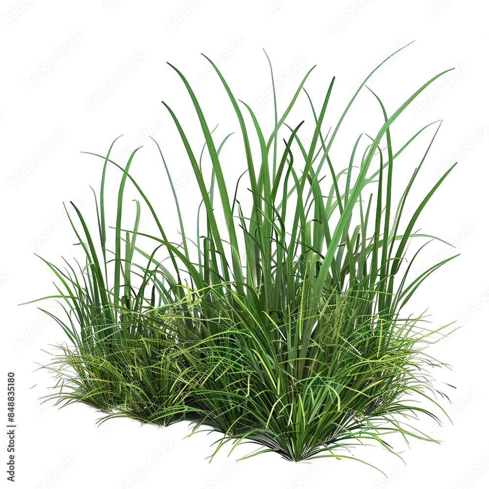 Obraz premium Green grass isolated Png