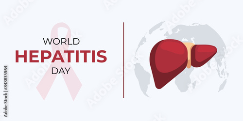 World Hepatitis Day, Creative design for social media.