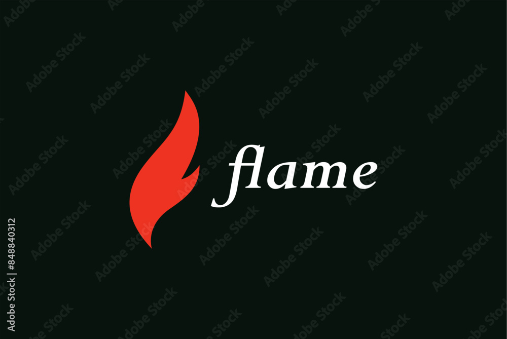 Abstract letter f flame logo design editable vector Abstract letter f flame logo design editable vector