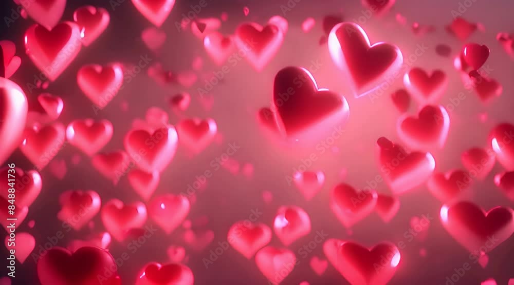 Pink love hearts bokeh sparkle glitter particle motion Loop background. Birthday, Anniversary, new year, event, Christmas, Festival, Diwali Love. Pink love hearts bokeh sparkle glitter particle motion Loop background. Birthday, Anniversary, new year, event, Christmas, Festival, Diwali Love.