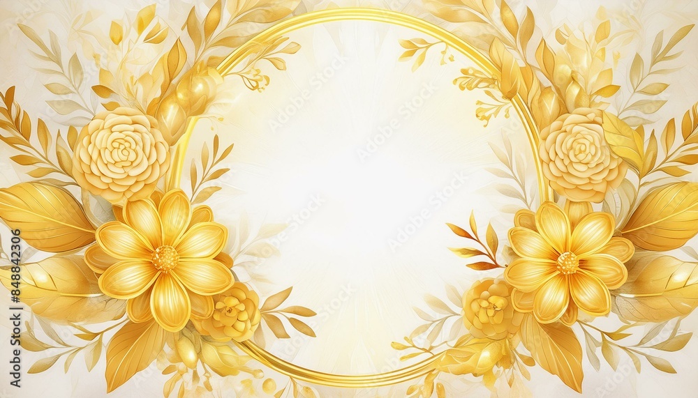 gold laurel wreath on background gold laurel wreath on background