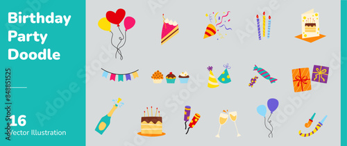Birthday Party Doodle