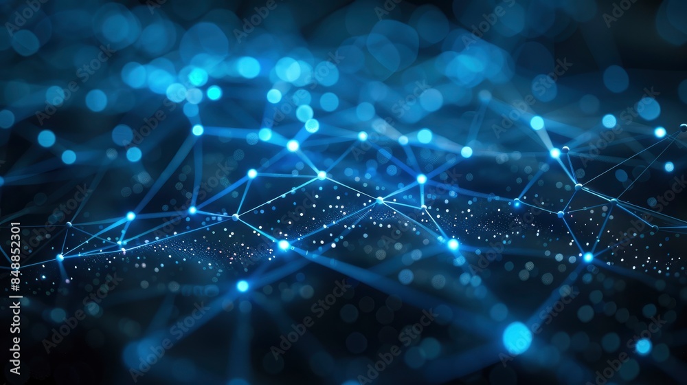 Abstract Depiction Of Connections In A Futuristic Skyline, Abstract Background HD For Designer Abstract Depiction Of Connections In A Futuristic Skyline, Abstract Background HD For Designer