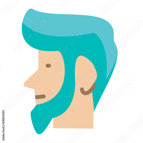 Sideburns Icon
