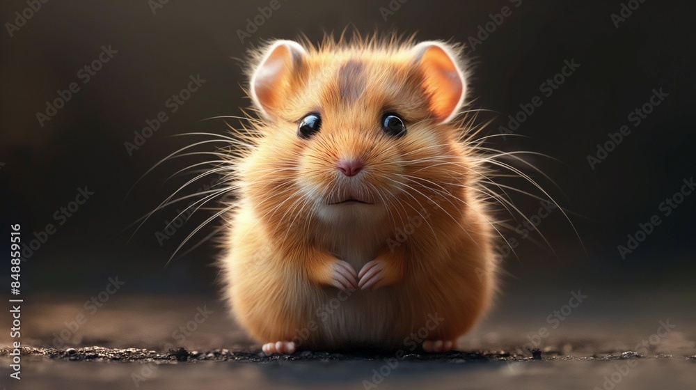 Sad Cartoon Hamster Sad Cartoon Hamster