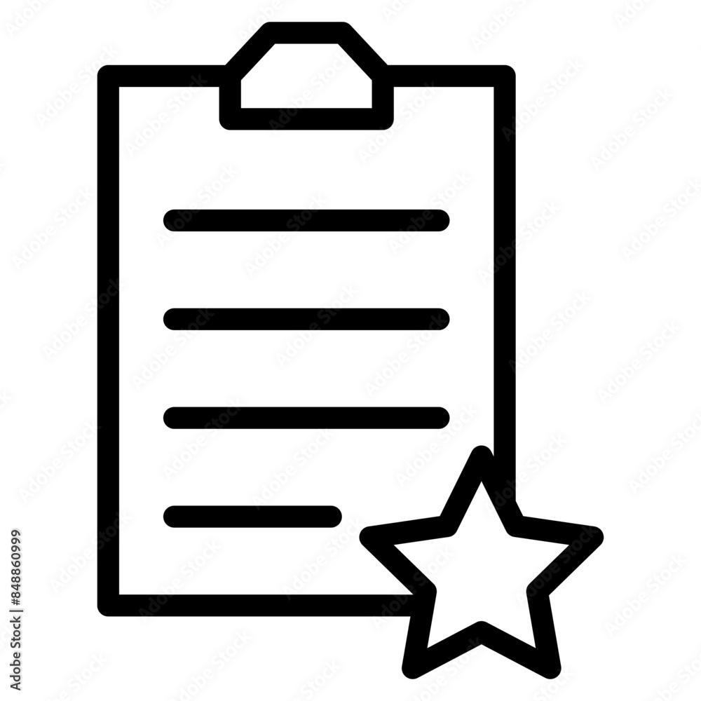 Clipboard, checklist, report, survey or agreement editable stroke Clipboard, checklist, report, survey or agreement editable stroke