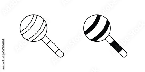 lollipop icon with white background vector stock illustration